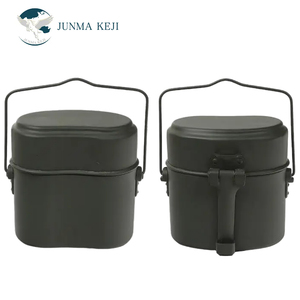 Kit <span class=keywords><strong>de</strong></span> cuisine tactique en aluminium 1,5 L, kit <span class=keywords><strong>de</strong></span> camping, gourde <span class=keywords><strong>de</strong></span> combat, pot pour le camping, la randonnée, la survie en milieu sauvage - Product Image 1