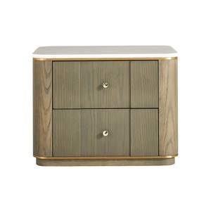 Modern High-End Luxury Bedroom Furniture Set Wood Design Nightstand Bedside <b>Table</b> for Home Office Hotel Use - Product Image 4