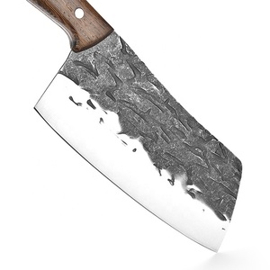 <span class=keywords><strong>Cuchillo</strong></span> de Carnicero Profesional de 7 Pulgadas, Forjado a Mano, con Hoja de Acero al Carbono de 3mm de Grosor y Mango de Madera Pakka, <span class=keywords><strong>para</strong></span> Cortar Carne Congelada y <span class=keywords><strong>Pollo</strong></span> - Product Image 4