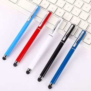 High Quality Multi-Functional Capacitive Signature Gel Pen Custom Logo Business Rollerball Touch <b>Roller</b> Ballpoint 0.5mm <b>Metal</b> - Product Image 2
