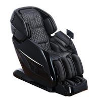 Fauteuil de massage intelligent professionnel Zhouqi avec mécanisme 2D 3D, compression par airbag et rouleaux pour les mollets pour un bien-être corporel complet