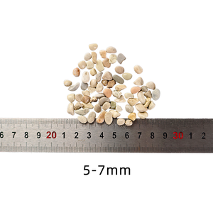 Ciottoli di fiume misti leggeri da 1-2mm, 2-5mm, 5-7mm, <span class=keywords><strong>ghiaia</strong></span> <span class=keywords><strong>fine</strong></span> per acquari di piccole dimensioni, acquascaping e paesaggistica per laghetti da giardino - Product Image 5