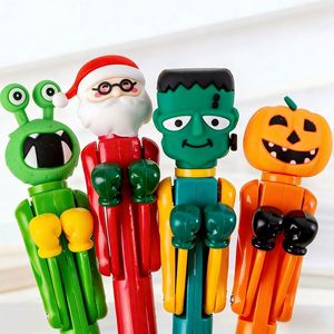 Christmas and Halloween Fun Boxer Plastic Gel <b>Pens</b> Wholesale Promotional Creative Toy <b>Pen</b> with Custom logo Suitable for Children - Product Image 2