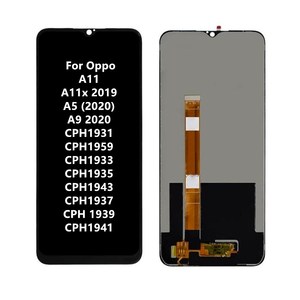 หน้าจอแสดงผล LCD คุณภาพสูงพร้อมดิจิไทเซอร์แบบสัมผัสสำหรับ <span class=keywords><strong>Oppo</strong></span> A11 A11x รุ่นที่รองรับ<span class=keywords><strong>2019</strong></span> A5 (2020) A9 2020 - Product Image 1