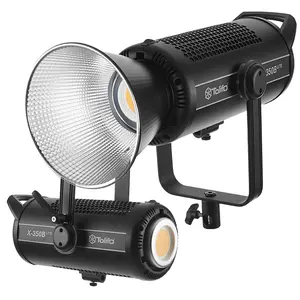 Tolifo Bicolor COB lampu LED X-350B Lite Film siaran Video Live 22770Lux 350W CCT 2700-6500K APP Studio pencahayaan fotografi