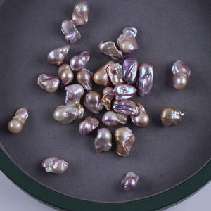 大促销14-18毫米天然a级紫色宽松大巴洛克淡水珍珠珠珠宝制作 - Product Image 2