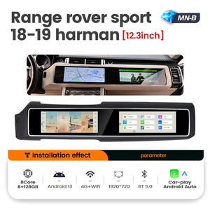 Navifly mnb Màn hình kép 1920*720 phụ kiện xe hơi chơi <span class=keywords><strong>Android</strong></span> đa Phương Tiện BT WIFI cho phạm vi Rover thể thao 2014 2015 2016 2017 - Product Image 3