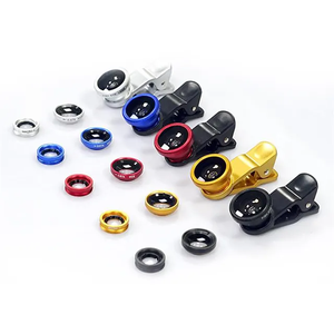 Accessoire de téléphone portable 3-en-1 à effets spéciaux : objectif fisheye, grand angle, <span class=keywords><strong>macro</strong></span>, objectif à retardateur automatique, objectif grossissant pour téléphone portable - Product Image 2
