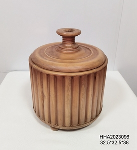 Nouvelle Arrivée Boîte de Rangement Artisanale en Bois Multifonctionnelle avec Couvercle, Style Ferme, pour Décoration Intérieure - Product Image 4