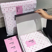 Sacs fourre-tout en plastique transparent personnalisés avec logo, à ouverture plate, pour sous-vêtements et supermarchés (vente en gros)
