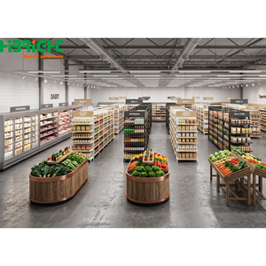 Service de conception d'intérieur de supermarché, rendu 3D, plan d'aménagement pour magasin d'alimentation et de produits frais - Product Image 5