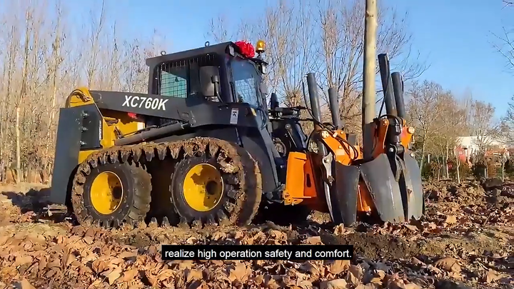 XCMG Skid Steer Tree Transplanter - High Quality & Digital
