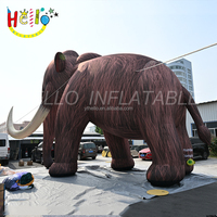 Mammouth simulé gonflable de modèle gonflable géant d'éléphant de produits de publicité extérieure