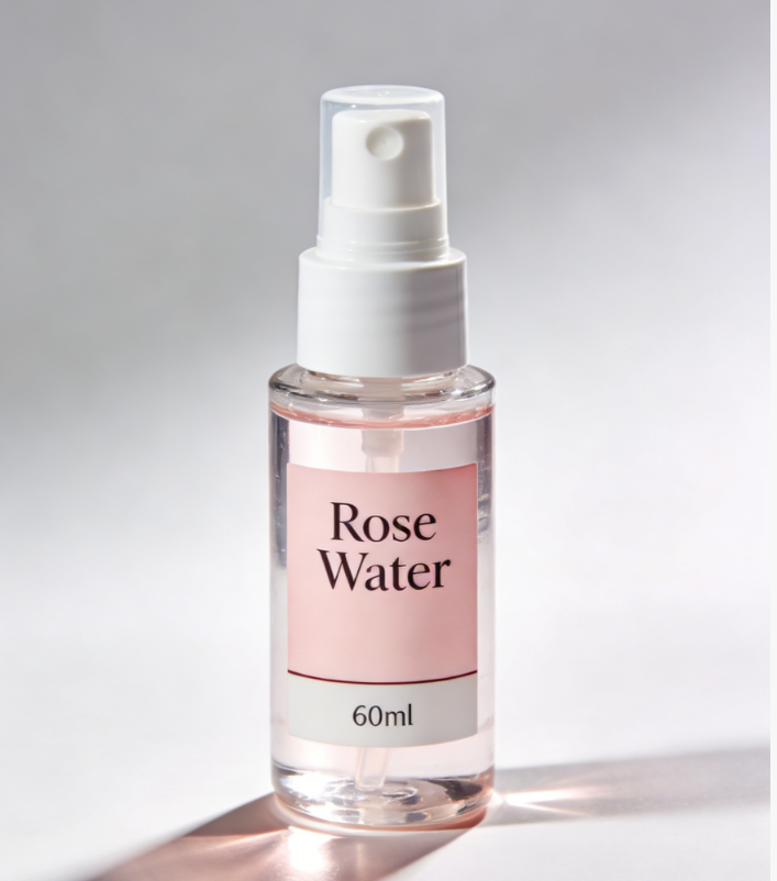 Lotion tonique hydratante pour le visage à l'eau de rose