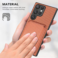 Étui portefeuille magnétique en cuir PU de luxe avec porte-cartes pour Samsung Galaxy S26 S25 S24 Ultra Plus