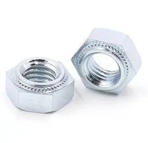 Customizable Factory Produced Stainless Steel/zinc-plated Carbon Steel Hex Clinch Nuts