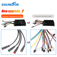 Kit de conversion de vélo électrique 1500W 2000W 3000W 5000W, moteur de moyeu arrière sans balais 48V 52V 60V 72V avec batterie triangulaire