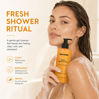 Gel Douche Citron Vert et Citronnelle Rafraîchissant Hydratant Nettoyant Naturel Botanique Soin Corporel