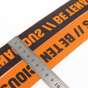 Manufacturer Custom Logo <b>Elastic</b> Underwear Strap Jacquard Web Letter <b>Elastic</b> Waist Band - Product Image 5