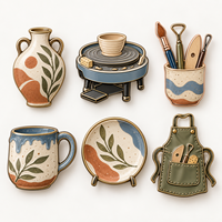 Broches personnalisées en émail pour studios de poterie, artistes, ateliers, événements et collectionneurs