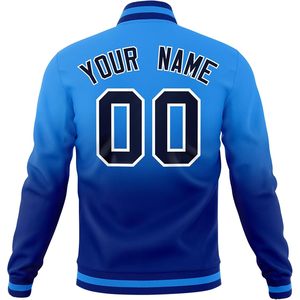 Chaqueta universitaria personalizada cosida a medida con nombre y número, chaqueta estilo béisbol unisex para hombres, mujeres y jóvenes - Product Image 2