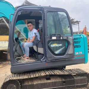 รถขุดไฮดรอลิก Kobelco SK75-8 มือสอง สภาพ 90% พร้อมมอเตอร์ปั๊ม  สำหรับตรวจสอบผ่านวิดีโอ เหมาะสำหรับงานก่อสร้าง - Product Image 4