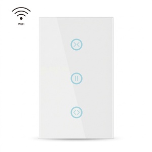 Interrupteur intelligent WiFi SLS pour rideaux, stores et volets roulants 118 mm 10A 250V, compatible avec les rideaux motorisés, compatible <span class=keywords><strong>Alexa</strong></span> - Product Image 1