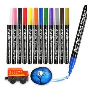 ציוד לבית ספר 12 צבע כפול ראש סקיצה סמני חלון סמני קסם צבעי אמנות סט עטים לציור גרפיטי מנגה