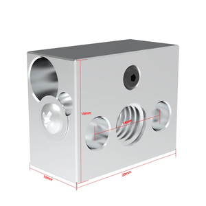 Bloc chauffant Sprite Extruder Pro Upgrade Ender 3 S1 Pro Bloc chauffant en cuivre plaqué avec chaussette en silicone pour Ender 3 S1/S1 Pro/S1 - Product Image 4
