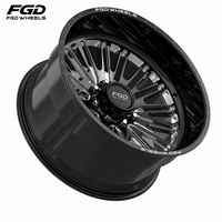 Jantes Deep Dish Polies 22X12 24X14 24X12 26X14 26x16 28X16 8x170 8x180 8x6.5 6x5.5 5x5.5 6x139.7 pour RAM GMC Sierra1500/2500/3500