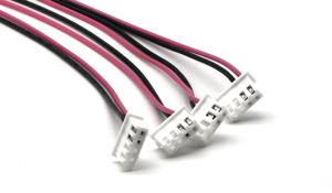 Traitement du harnais : 1H/XH2.5-4P uniquement, insertion 2P UL1007 # 24 Noir Rouge - Product Image 5