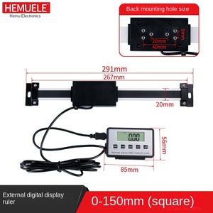 Nhà Máy Giá nhút nhát Thương hiệu OEM 0-300 mét 0.01 mét từ xa kỹ thuật số Quy mô tuyến tính với hiển thị bên ngoài - Product Image 6