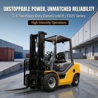FD25 2.5 Ton Dış Mekan Dizel Forklift |   Pnömatik Lastik |   Dolu Lastik |   İnşaat / Liman / Avlu