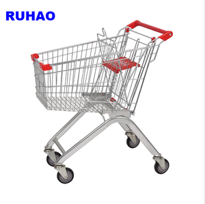 Carrito de compras de metal de 80L con precio barato, para el mercado europeo, a un precio muy bajo - Product Image 4