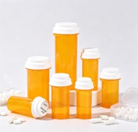 Flacons de médicaments pour soins de santé 6dr 8dr 10dr 13dr 16dr 20dr avec bouchon à ouverture par pression et rotation, résistant aux enfants, modèle sérigraphié
