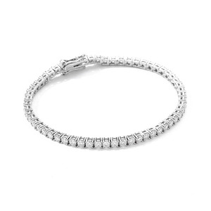 Dropshipping Bracelet en argent sterling S925 haut de gamme 2 mm 0,1 ct Moissanite Bijou tendance élégant pour femmes - Product Image 6