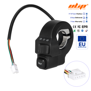 Interruptor de manillar 2 en 1 original para scooter eléctrico Kukirin G2 G3 G4 con bocina, luz direccional y señal de giro, interruptor Kukirin - Product Image 1