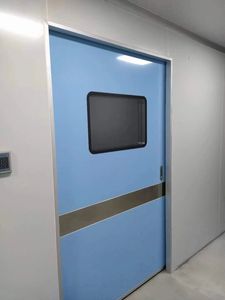 Puerta de Protección Radiológica para Hospitales con Cerradura de Seguridad Inteligente, Liberación de Emergencia y Sistema de Control de Acceso Automático - Product Image 6
