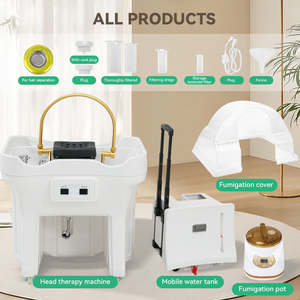 Bol à <span class=keywords><strong>shampoing</strong></span> portable japonais sans plomberie avec réservoir d'eau - Product Image 5