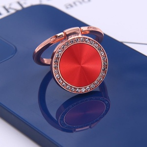 Nam Châm Kim Loại Điện Thoại Di Động Chủ Grip 360 Độ Xoay Vòng Tay Cho Điện Thoại Xiaomi Xe Núi Điện Thoại Trở Lại Sticker Pad Khung - Product Image 5