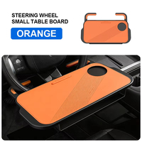 Plateau de volant de voiture 3-en-1 pliable pour ordinateur portable, support alimentaire, poste de travail portable pour conducteur, table de repas de voyage