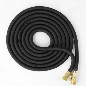 Tuyau d'<span class=keywords><strong>arrosage</strong></span> de jardin extensible de haute qualité de 50 à 200 pieds, enrouleur de tuyau en caoutchouc à 3 couches, pulvérisateur flexible certifié ANSI - Product Image 3