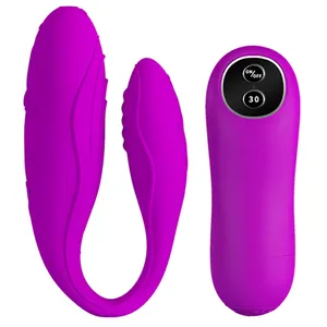 Recarregue 30 velocidades do silicone remoto sem fio G spot vibrador vibração 4 erótico sexo brinquedo produtos sexy casal