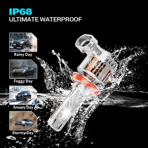Nouveauté Ampoules de <span class=keywords><strong>phare</strong></span> LED de haute qualité en aluminium 50W 6000K Plug-and-Play pour 9006 IP68 Étanche Ajustement universel - Product Image 3