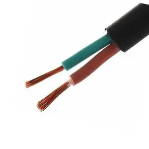 Rubber Coated Insulation 300/500v h05rn f 2x1mm2 waterproof rubber sheath cable with rubber cable