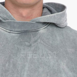 Sweats à capuche de lavage à l'acide les plus vendus Sweats à capuche de lavage à l'acide thermique de fabrication professionnelle de haute qualité - Product Image 3