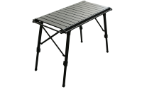 Table de camping pliante en aluminium robuste pour extérieur, style panneau métallique, idéale pour fermes et pique-niques (type IGT)