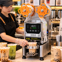 Rouleau de film de scellage pour gobelets en papier avec logo personnalisé, pour gobelets en PET, bubble tea, thé au lait, jus, emballage de boissons et machines de scellage commerciales