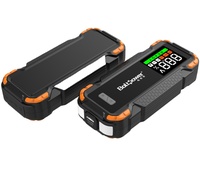 Bank daya baterai mobil 4000A 24000mAh, Bank daya fungsi pengisian daya USB Output 12V mulai 2000A besar 10 Liter