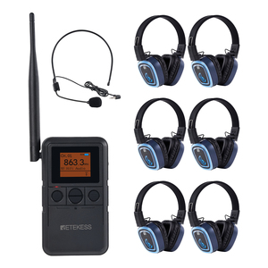 Handheld Portable Hi-Fi Silent audio quiet party disco Headphone system Digital Display BT Bass Boost For Yoga TA003P TA004S - Product Image 1